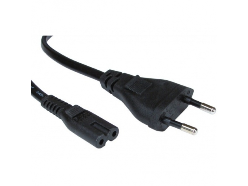 CABLE PODER TIPO 8 A FICHA 2 PATAS GRABADOR 1 METRO