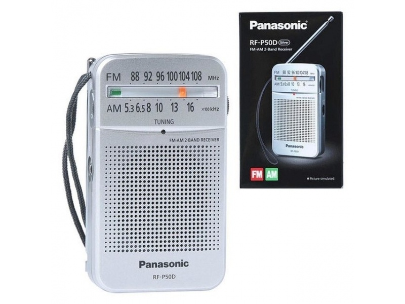 RADIO AMFM BOLSILLO PANASONIC CON AUDIFONOS RF-P50D