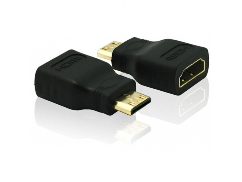 ADAPTADOR CUPLA MINI HDMI MACHO A HDMI HEMBRA