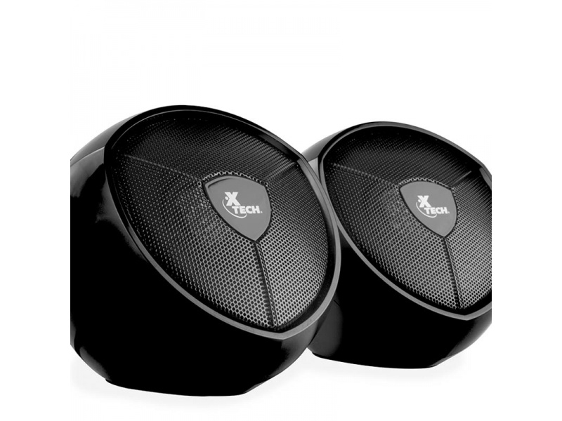 XTECH MM SPEAKERS 2.0 IKONIC 3.5MM-USB POWR 5W BLACK XTS-111