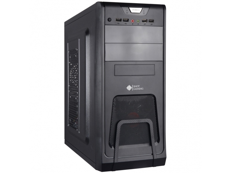 GABINETE SHOT GAMING GAMER FA-3140 ATX REJILLA