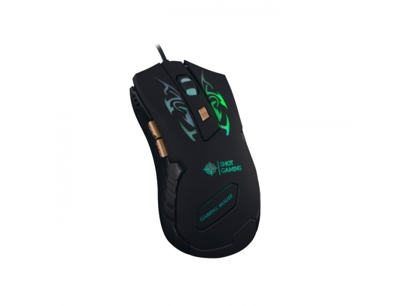 MOUSE SHOT GAMING 4 SUP-GM06 7 COLORES 6D CAJA COLOR