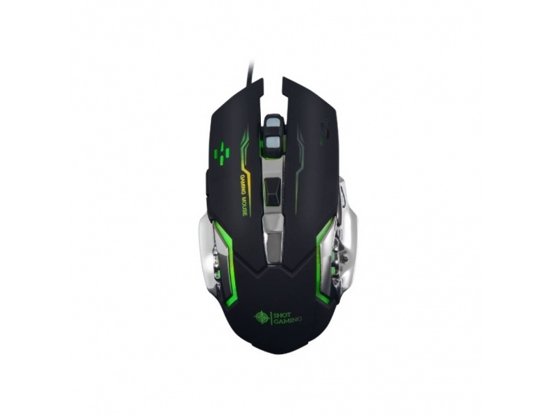 MOUSE SHOT GAMING 4 SUP-GM08 7 COLORES 6D CAJA COLOR