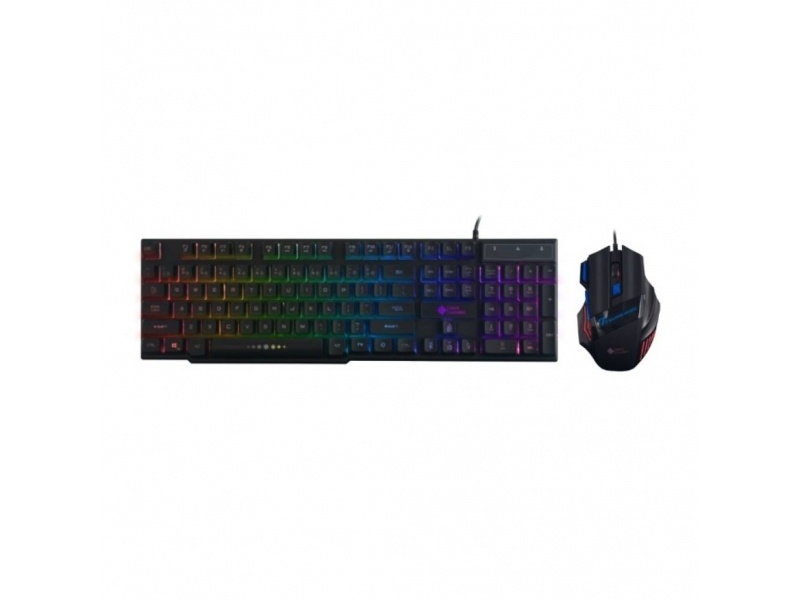 COMBO SHOT GAMING TECLADO 8002 RGB + MOUSE SUP-GM10