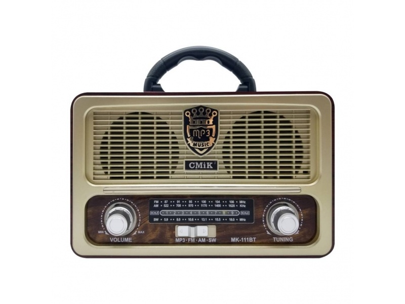 RADIO PORTATIL RETRO AMFM BLUET MK-111BT