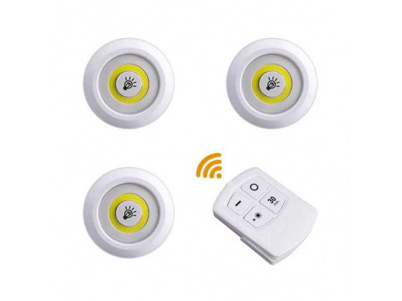 LUCES LED DE USO INTERIOR CON CONTROL  X56COB-3+1