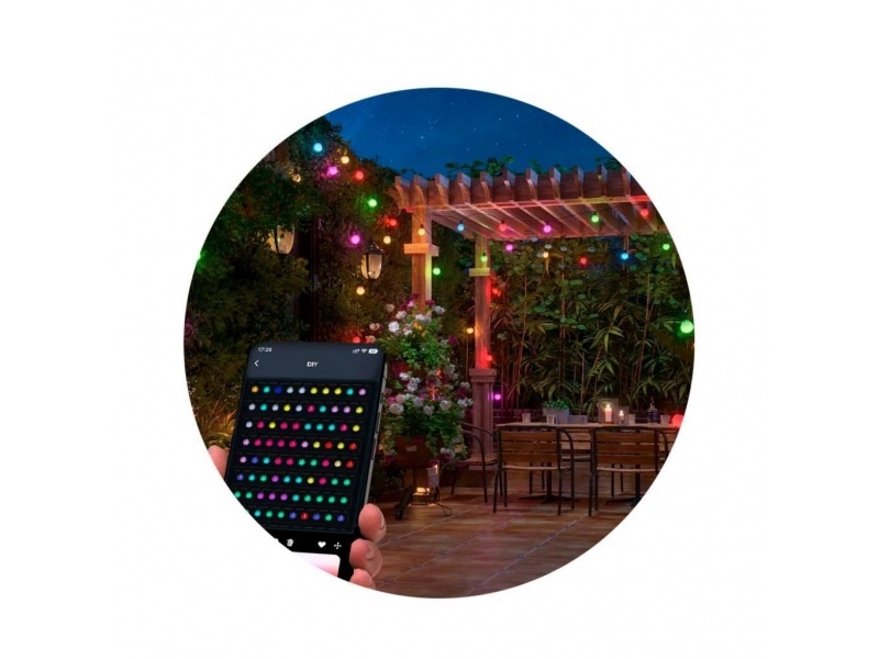 GUA DE LUCES LED RGB CON CONTROL REMOTO Y APP G50-620