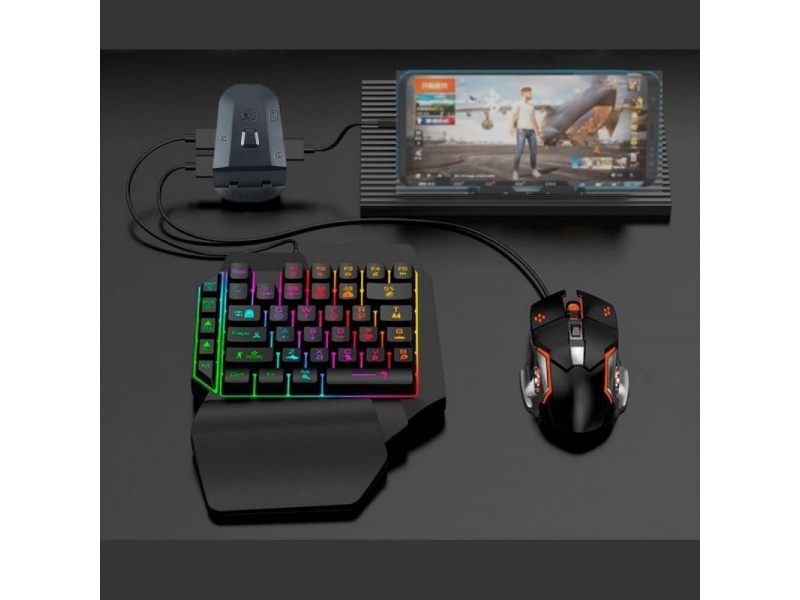 KIT MOUSE Y TECLADO GAMER BLUETOOTH 190125 91616