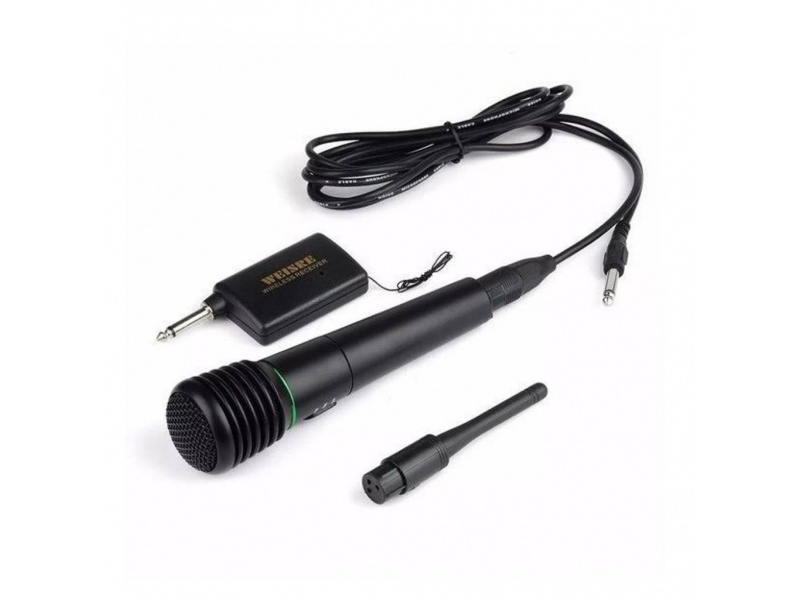 MICROFONO C/ CABLE E INALAMBRICO WG-308E