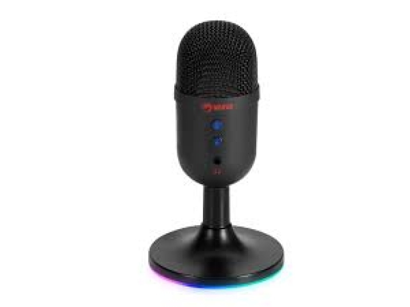 MICRFONO DE ESTUDIO GAMER 3.5MM CABLE 1.7 M RGB MIC-06 BK NEGRO MARVO