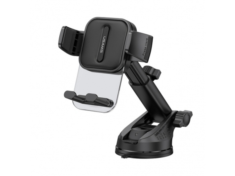 SOPORTE TELFONO Y TABLET RETRCTIL 360 NEGRO USAMS ZJ072