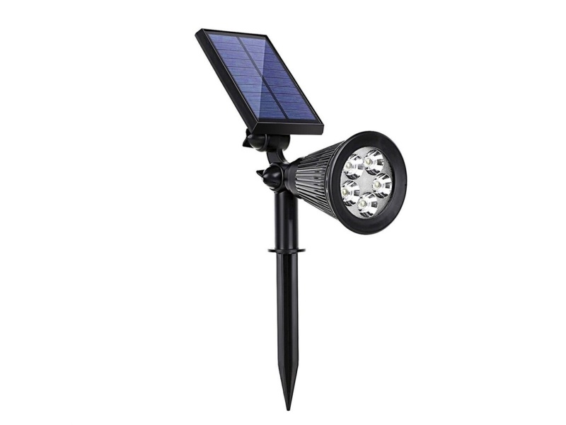 FOCO LED SOLAR EXTERIOR PARA JARDIN  2202