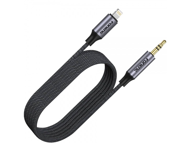 CABLE DE AUDIO 3,5MM A IPHONE BM31 METAL